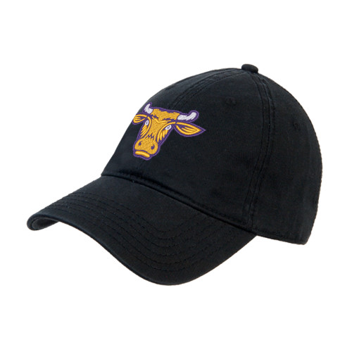  Black Unstructured Adjustable Low Profile Hat - Ephelia Head