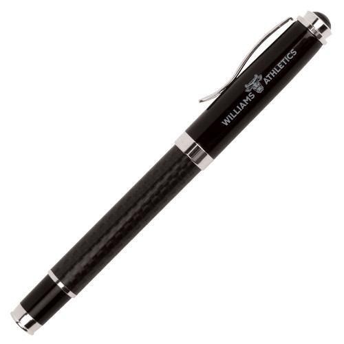  Luna Black Rollerball Pen - Athletics Flat Wordmark Engraved