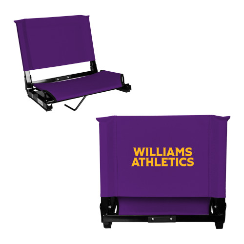  Stadium Chair Purple - Athletics Wordmark