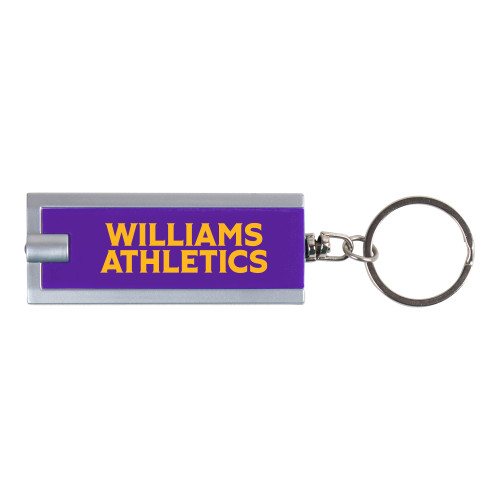  Turbo Purple Flashlight Key Holder - Athletics Wordmark