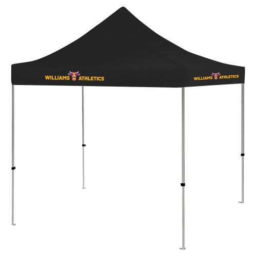  9 ft x 9 ft Black Tent - Tent Logo