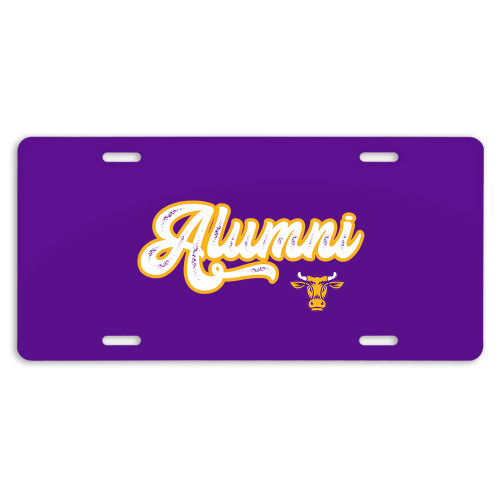  License Plate - Alumni Williams Script