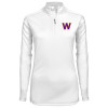 Thumbnail image for  Syntrel Womens White Interlock 1/4 Zip