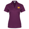 Thumbnail image for  Womens Purple Performance Fine Jacquard Polo