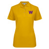 Thumbnail image for  Womens Silk Touch Gold Pique Polo