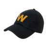 Thumbnail image for  Black Unstructured Adjustable Low Profile Hat