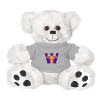 Thumbnail image for  Plush Big Paw 8 1/2 inch White Bear w/Grey Shirt