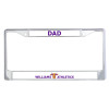 Thumbnail image for  Dad Metal License Plate Frame in Chrome