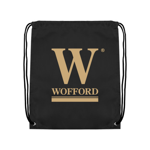  Black Drawstring Backpack - W Wofford