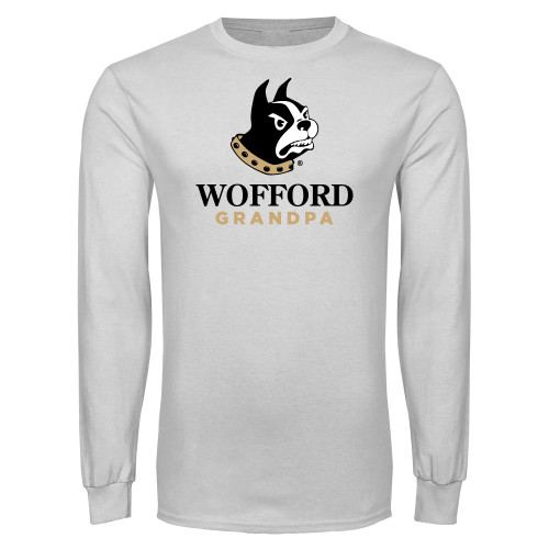  White Long Sleeve T Shirt - Grandpa