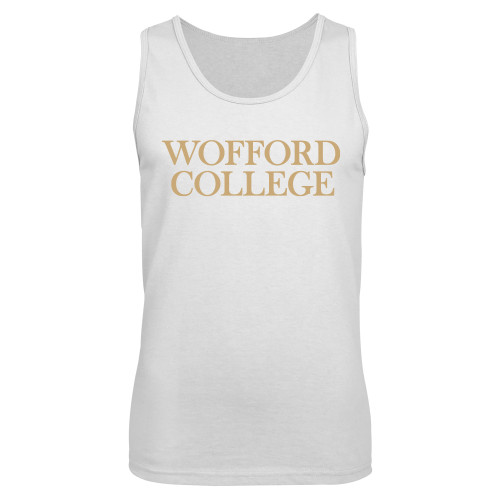  White Tank Top - Wofford College Stacked