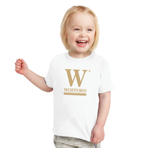  Toddler White T Shirt - W Wofford