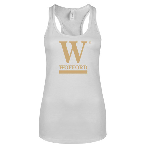  Next Level Racerback Tank White - W Wofford