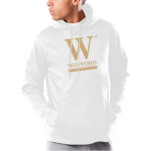 Wofford Under Armour White Armour Fleece Hoodie