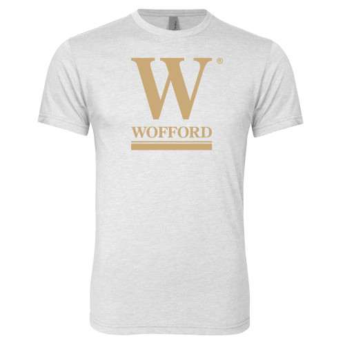  Next Level Heather White Triblend Tee - W Wofford