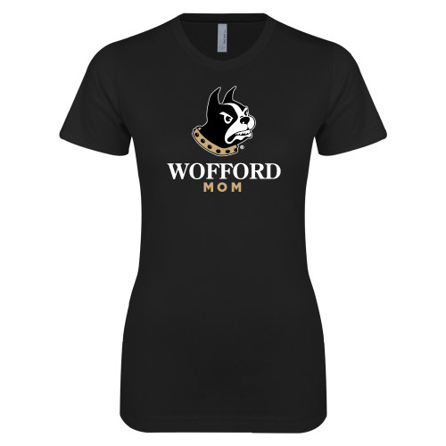  Next Level Womens Black Boyfriend Tee - Mom