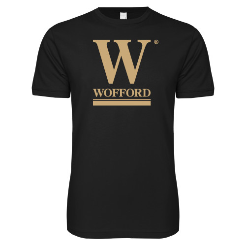  Next Level Black SoftStyle T Shirt - W Wofford