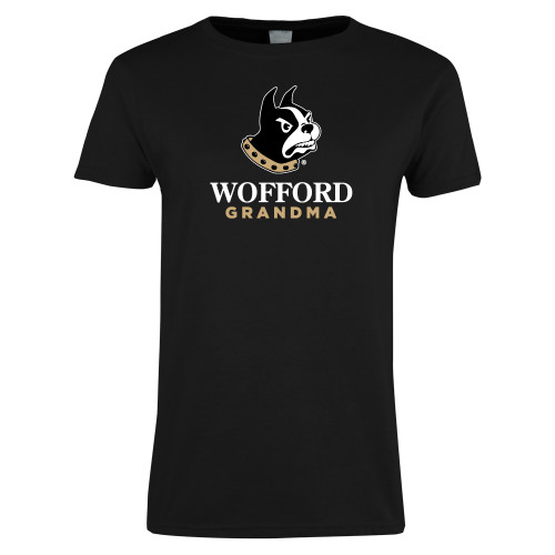  Womens Black Short Sleeve Tee - Grandma