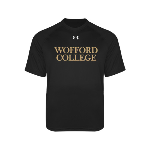  Under Armour Youth Black Tech Tee - Wofford College Stacked