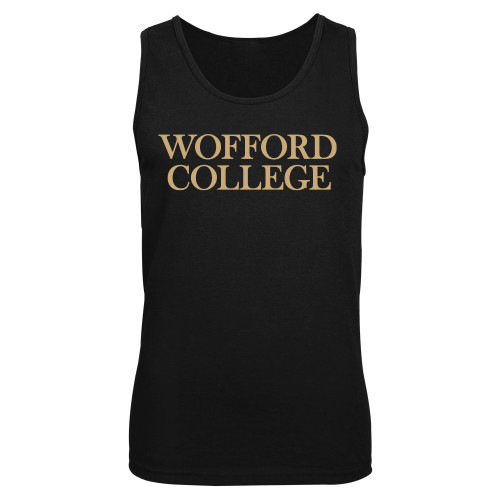  Black Tank Top - Wofford College Stacked