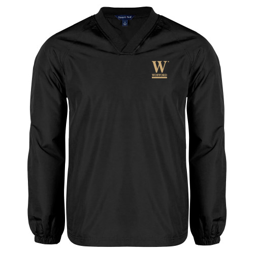  Black V Neck Raglan Windshirt - W Wofford