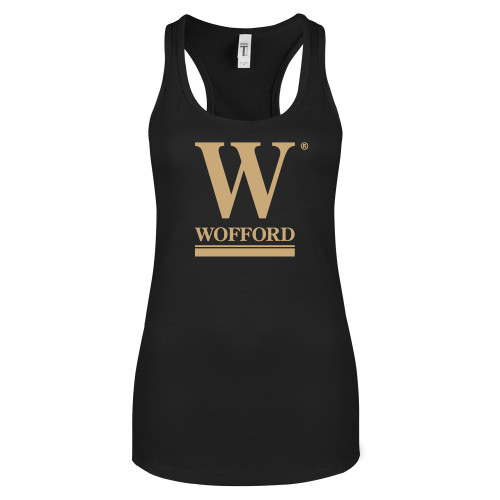  Next Level Womens Black Racerback Tank  - W Wofford