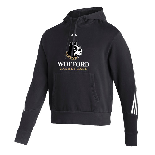  Adidas Black Pullover Hood - Adidas Wofford Basketball