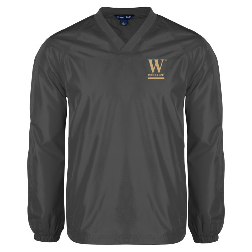  Charcoal V Neck Raglan Windshirt - W Wofford
