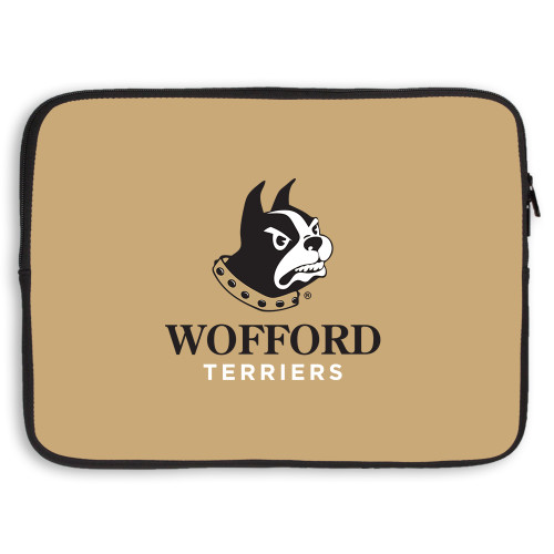  15 inch Neoprene Laptop Sleeve - Wofford Terriers w/ Terrier