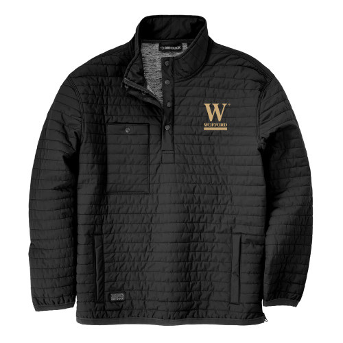  DRI DUCK Black Keystone Quilted Pullover - W Wofford