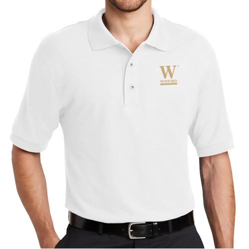  White Silk Touch Polo - W Wofford