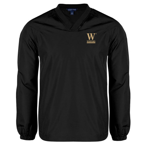  Black V Neck Raglan Windshirt - W Wofford