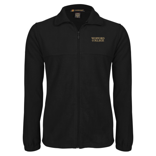  Black Fleece Full Zip Jacket - Wofford College Stacked