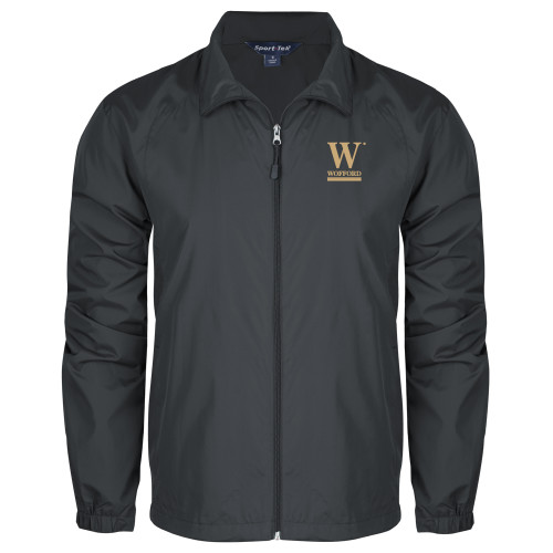 Charcoal Full Zip Wind Jacket - W Wofford