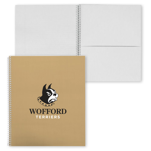 Wofford College Spiral Notebook w/Clear Coil