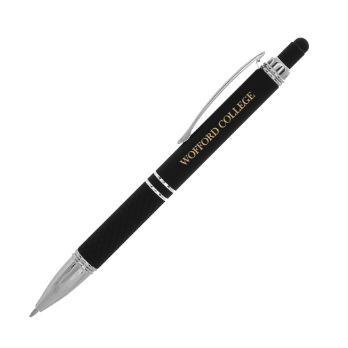  Quilted Black Stylus Pen - Wofford College Engraved