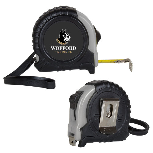  Journeyman Locking 10 Ft. Silver Tape Measure - Wofford Terriers w/ Terrier