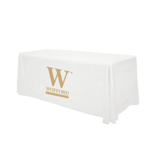  White 6 foot Table Throw - W Wofford