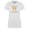 Thumbnail image for  Next Level Womens White Boyfriend Tee