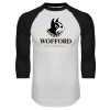 Thumbnail image for  White/Black Raglan Baseball T Shirt