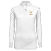 Thumbnail image for  Syntrel Womens White Interlock 1/4 Zip