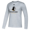 Thumbnail image for  Adidas Medium Grey Heather Fresh Long Sleeve Tee