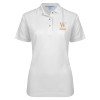 Thumbnail image for  Womens Silk Touch White Pique Polo