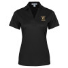 Thumbnail image for  Womens Black Performance Fine Jacquard Polo