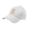 Thumbnail image for  White Structured Adjustable Pro Style Hat