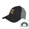 Thumbnail image for  Black/Charcoal Mesh Back Unstructured Low Profile Hat