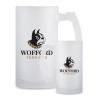 Thumbnail image for  Full Color Decorative Frosted Glass Mug 16oz