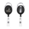 Thumbnail image for  Black Oval Retractable Badge Holder w/Clip