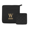 Thumbnail image for  Quilted Canvas Black Pot Holder