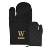 Thumbnail image for  Quilted Canvas Black Oven Mitt